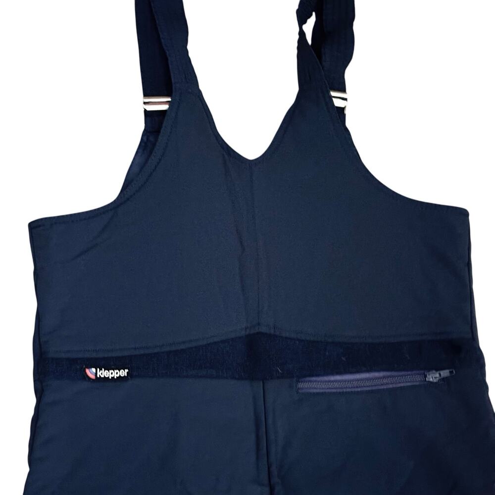 Vintage Klepper Germany Women S Navy Blue Ski Bib Overalls Snow Pants Insulated - Picture 5 of 12